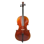 3/4 Rosalia Cello Outfit - Thick Padded Case - Composite Bow - Helicore Strings