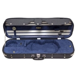 Core CC525 Oblong Woodshell Violin Case w/ Digital Hygrometer