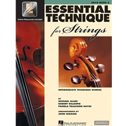 Essential Technique (Elements) For Strings - Cello Book 3 with EEI