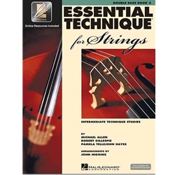 Essential Technique (Elements) For Strings - Bass Book 3 with EEI
