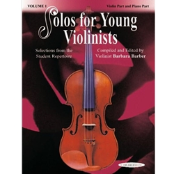 Barber Solos For Young Violinists Vol 1