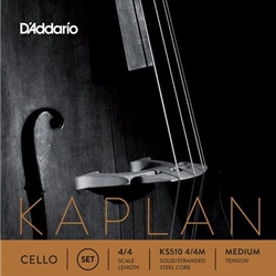 Kaplan Cello D String - Solid Steel, Nickel Wound (Packaged)